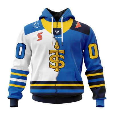 PWHL Toronto Sceptres Personalized Home Mix Away Design Unisex Hoodie