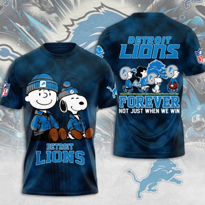 Peanuts x Detroit Lions Performance Unisex T-Shirt TSG2053