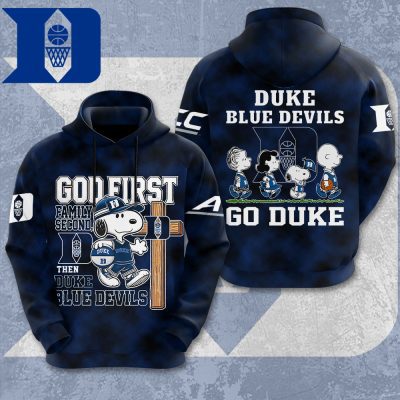 Peanuts x Duke Blue Devils Men's Basketball Performance Unisex Hoodie UHG1061