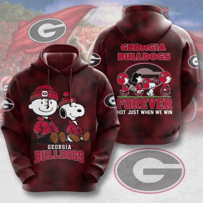 Peanuts x Georgia Bulldogs Football Performance Unisex Hoodie UHG1757