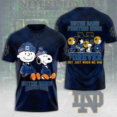 Peanuts x Notre Dame Fighting Irish Football Performance Unisex T-Shirt TSG2055
