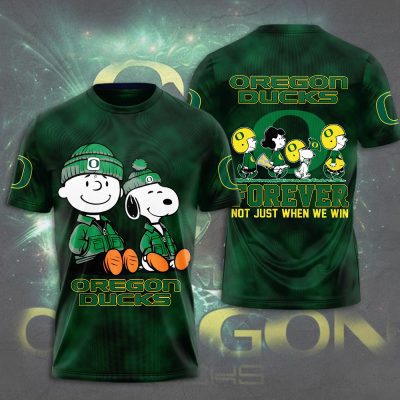 Peanuts x Oregon Ducks Football Performance Unisex T-Shirt TSG2021