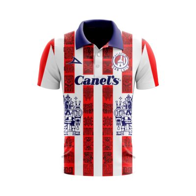 Personalise Liga MX Atletico San Luis Futbol Mix Aztec Culture Concepts Polo Shirt
