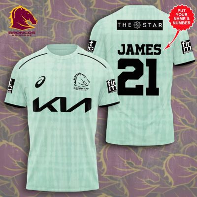 Personalized Brisbane Broncos Performance Unisex T-Shirt TSG3010