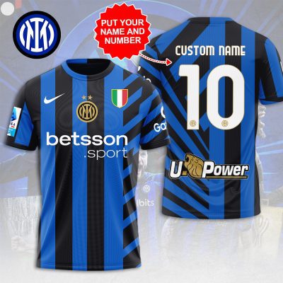 Personalized Inter Milan FC Performance Unisex T-Shirt TSG3070