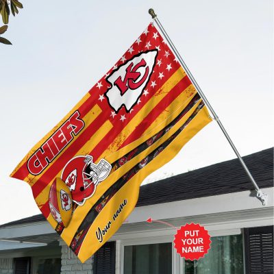 Personalized Kansas City Chiefs House Flag Outdoor Flag FGG1131