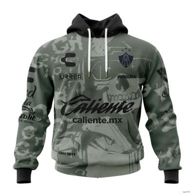 Personalized Liga MX Atlas F.C Hoodie Call Of Duty Kits Soccer Team