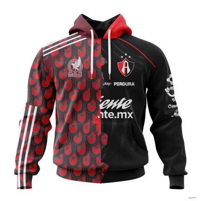 Personalized Liga MX Atlas F.C Hoodie Home Mix Mexico Design Pullover