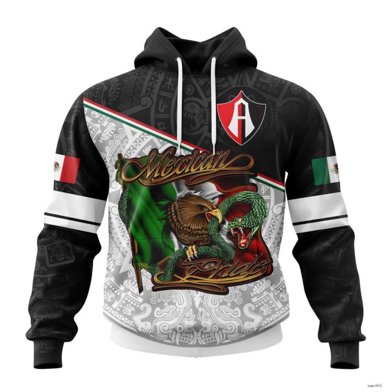 Personalized Liga MX Atlas F.C Hoodie Mexican Pride Soccer Team Gift