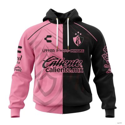Personalized Liga MX Atlas F.C Hoodie Special Home In Pink Kits Design Gift