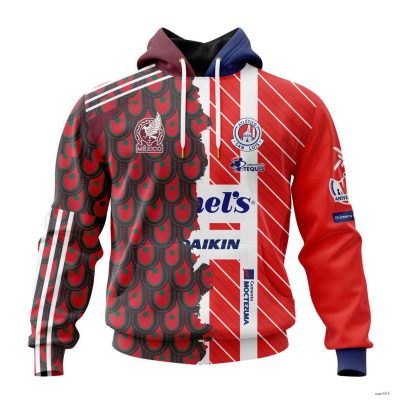 Personalized Liga MX Atletico San Luis Hoodie Mix Mexico Soccer Team