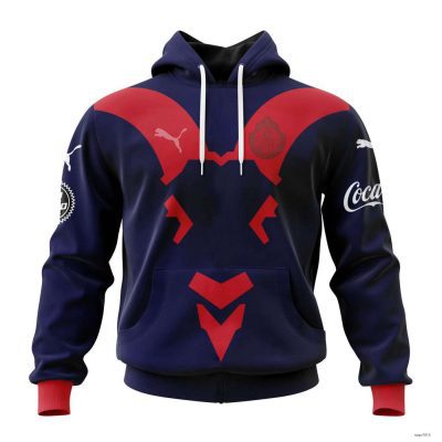 Personalized Liga MX Chivas Guadalajara Hoodie 2019 Kits Pullover