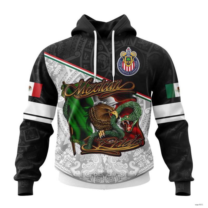 Personalized Liga MX Chivas Guadalajara Hoodie Mexican Pride Soccer