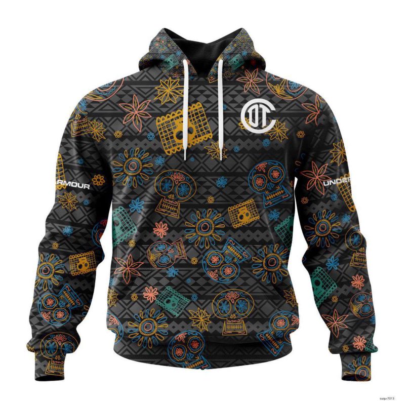 Personalized Liga MX Deportivo Toluca Hoodie Mexico Aztec Design Pullover Hooded