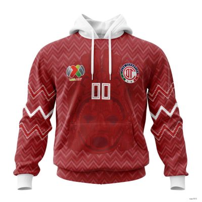 Personalized Liga MX Deportivo Toluca Hoodie Mexico Maya Soccer League Pullover