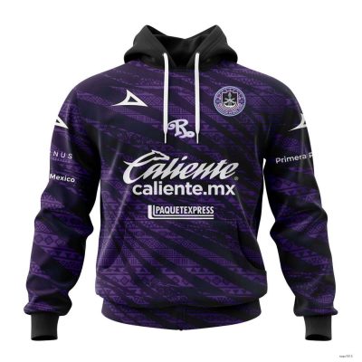 Personalized Liga MX Mazatlan F.C Hoodie Pulllover Hooded 2023-2024 Home Aztec