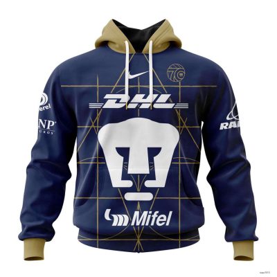 Personalized Liga MX Pumas Unam Hoodie Speical Away Kits Unisex Fit Gift