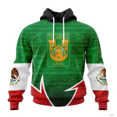 Personalized Liga MX Tigres Uanl Hoodie Special Mexican Pride Pullover
