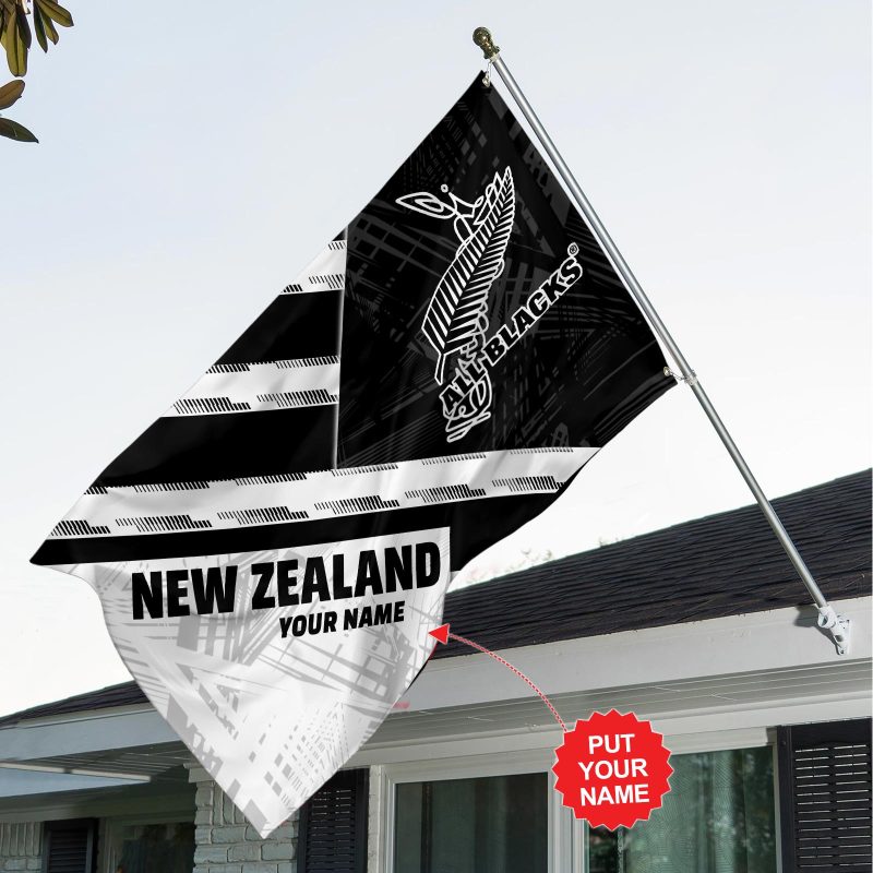 Personalized New Zealand National Rugby Union Team All Blacks House Flag Outdoor Flag FGG1157