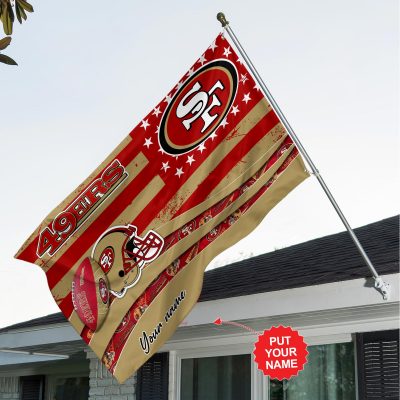 Personalized San Francisco 49ers House Flag Outdoor Flag FGG1130