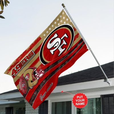 Personalized San Francisco 49ers House Flag Outdoor Flag FGG1145