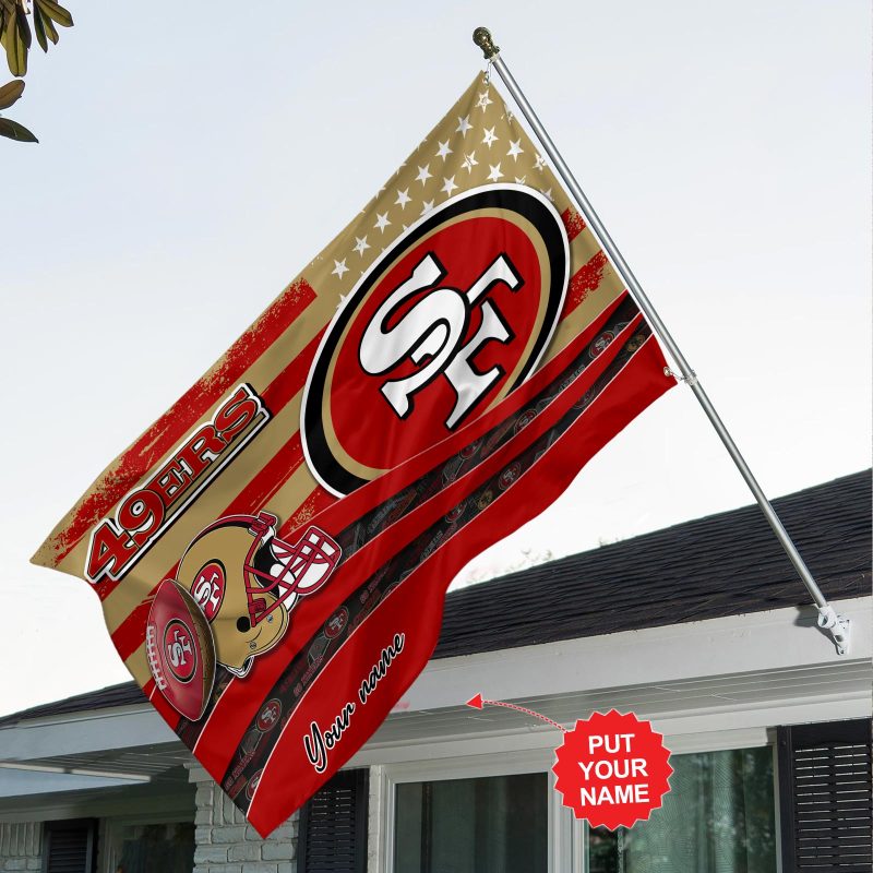 Personalized San Francisco 49ers House Flag Outdoor Flag FGG1145