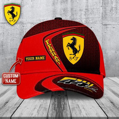 Personalized Scuderia Ferrari x Lewis Hamilton Classic Cap CCA1482