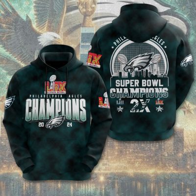 Philadelphia Eagles Super Bowl LIX Champion 2025 Performance Unisex Hoodie UHG1461