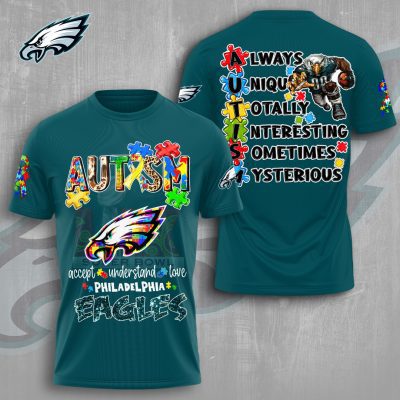 Philadelphia Eagles x Autism Awareness Performance Unisex T-Shirt TSG1218