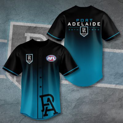 Port Adelaide FC Baseball Jersey BJG1276