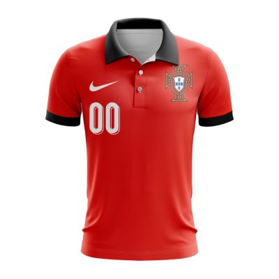 Portugal National Football Team Personalized 2024 Home Polo Shirt