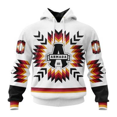QMJHL Blainville-Boisbriand Armada Special Native Design Unisex Hoodie