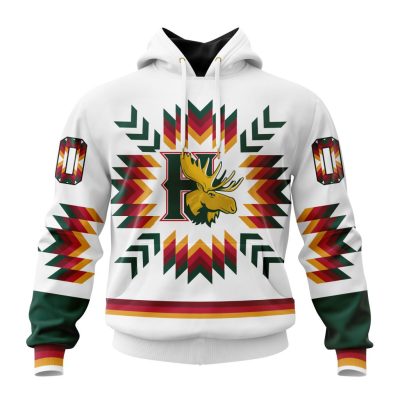 QMJHL Halifax Mooseheads Special Native Design Unisex Hoodie