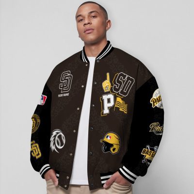 San Diego Padres Varsity Jacket MLB Baseball Jacket