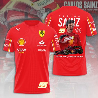 Scuderia Ferrari x Carlos Sainz Performance Unisex T-Shirt TSG2530