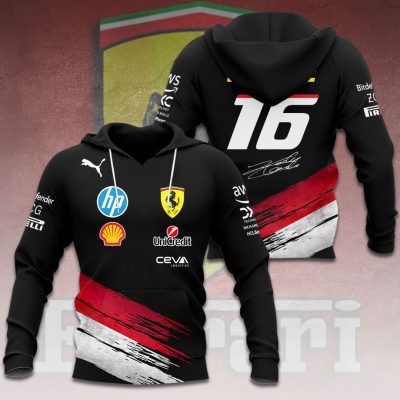 Scuderia Ferrari x Charles Leclerc Performance Unisex Hoodie UHG1298