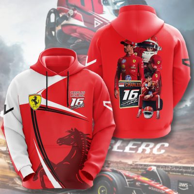 Scuderia Ferrari x Charles Leclerc Performance Unisex Hoodie UHG1317