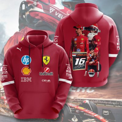 Scuderia Ferrari x Charles Leclerc Performance Unisex Hoodie UHG1320