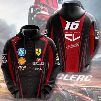 Scuderia Ferrari x Charles Leclerc Performance Unisex Hoodie UHG1576