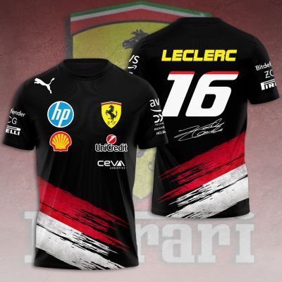 Scuderia Ferrari x Charles Leclerc Performance Unisex T-Shirt TSG1437