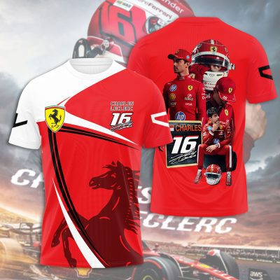 Scuderia Ferrari x Charles Leclerc Performance Unisex T-Shirt TSG1464