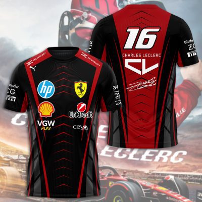Scuderia Ferrari x Charles Leclerc Performance Unisex T-Shirt TSG1786