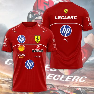 Scuderia Ferrari x Charles Leclerc Performance Unisex T-Shirt TSG1820