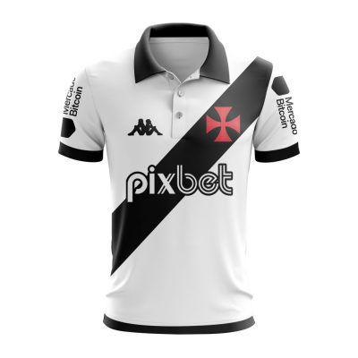 Serie A Vasco Da Gama Personalized 2023 Away Polo Shirt