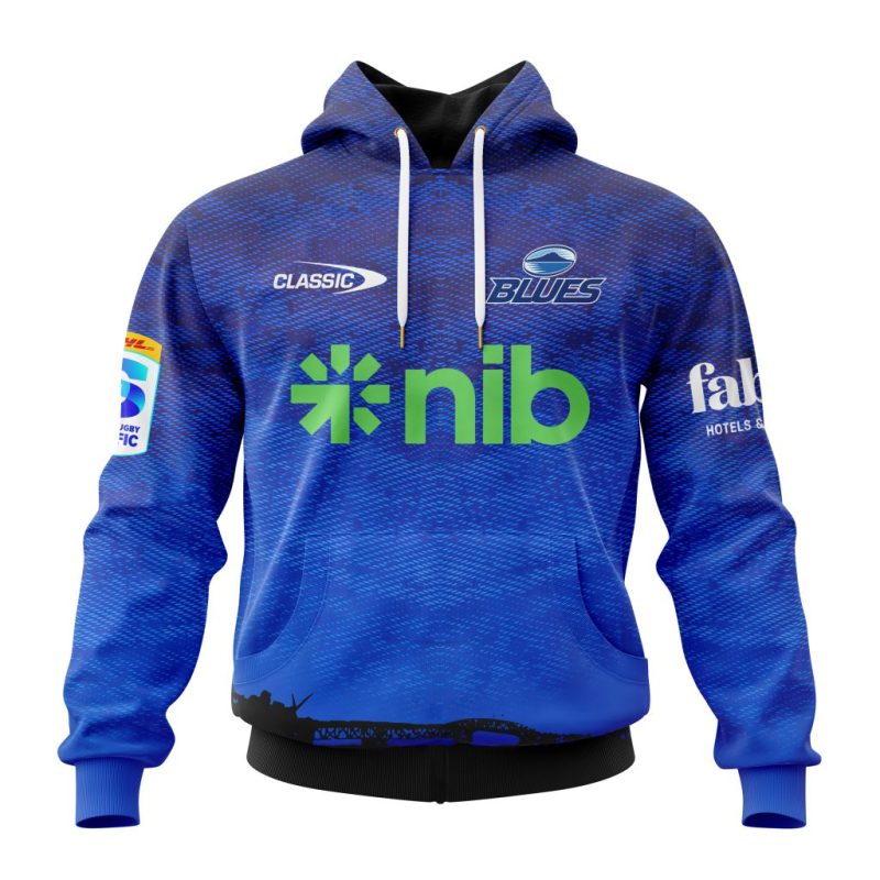 Super Rugby Auckland Blues Personalized 2025 Home Kits Unisex Hoodie