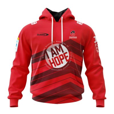 Super Rugby BNZ Crusaders Personalized 2025 Home Kits Unisex Hoodie