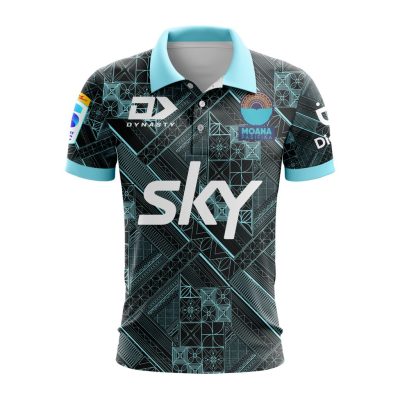 Super Rugby Moana Pasifika Personalized 2024 Heritage Polo Shirt