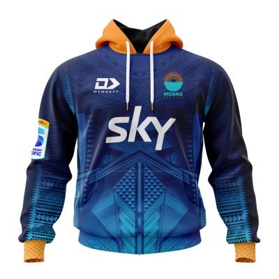 Super Rugby Moana Pasifika Personalized 2025 Home Kits Unisex Hoodie