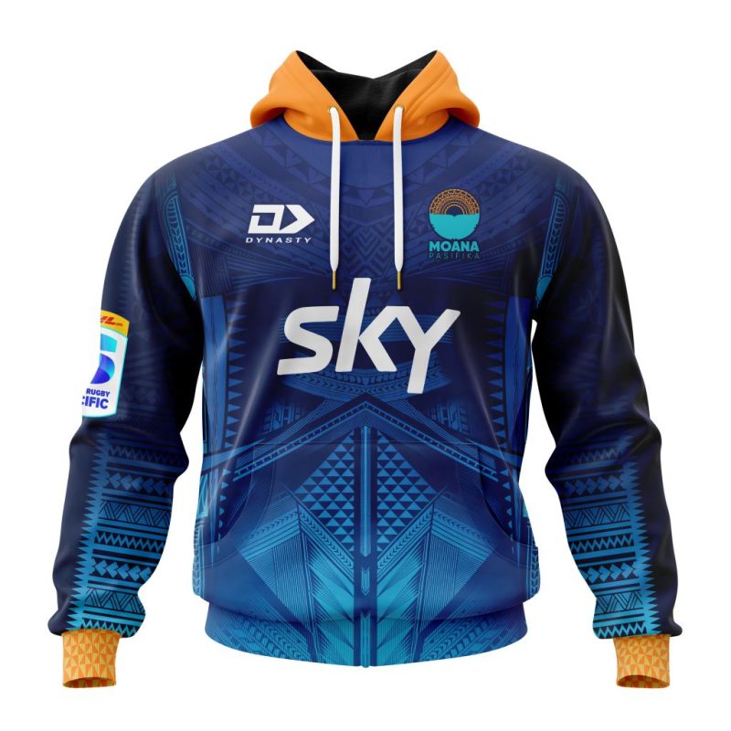 Super Rugby Moana Pasifika Personalized 2025 Home Kits Unisex Hoodie