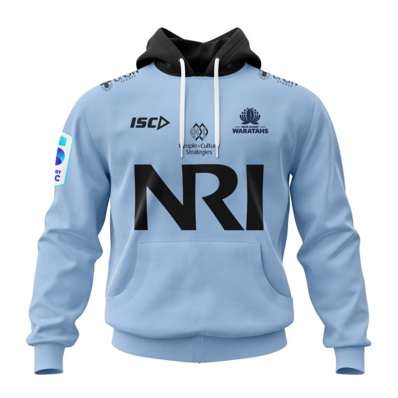 Super Rugby New South Whale Waratahs Personalized 2025 Home Kits Unisex Hoodie